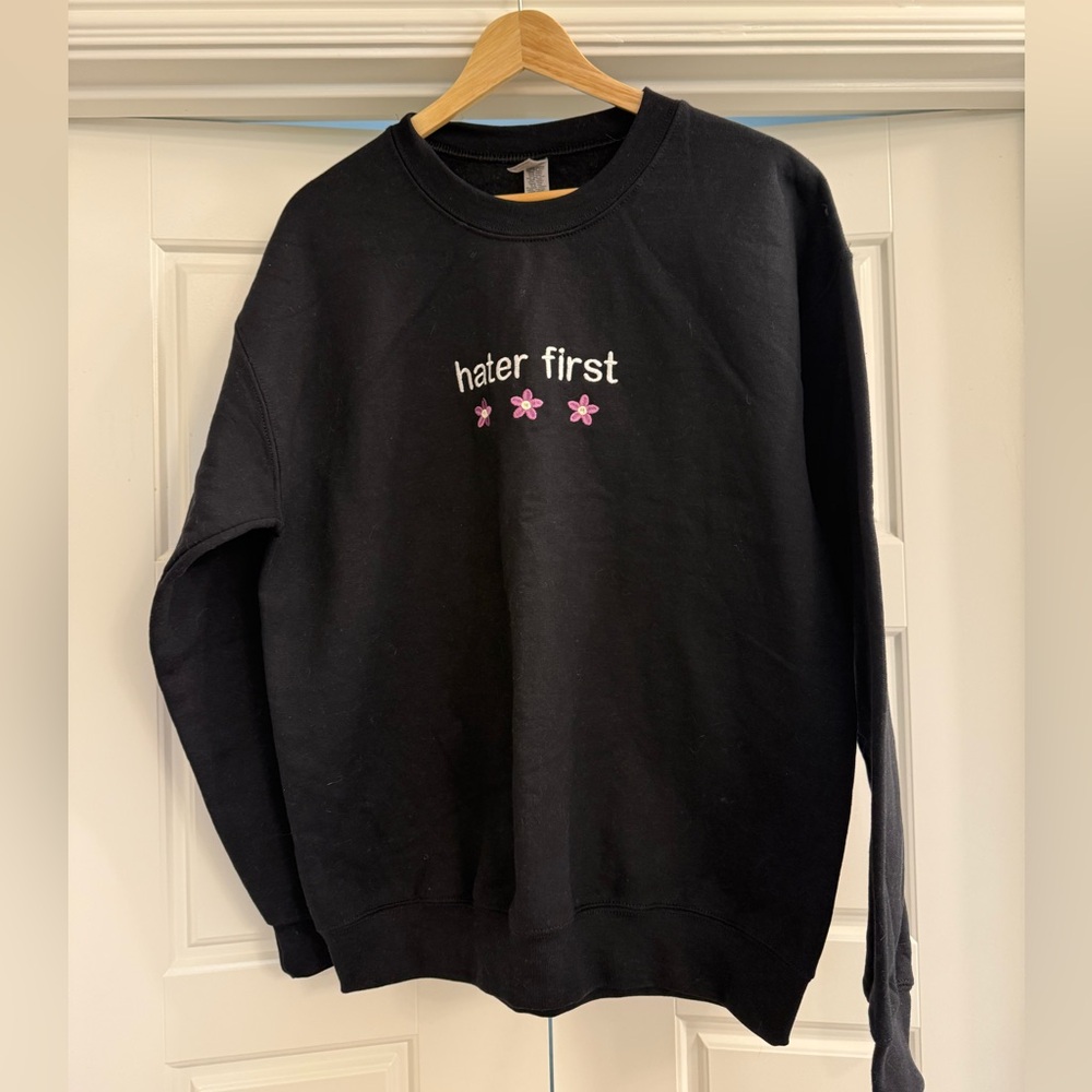 NEW Hater First Graphic Gildan Sweatshirt